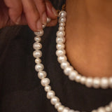 La Petite Twin Pearl Necklace
